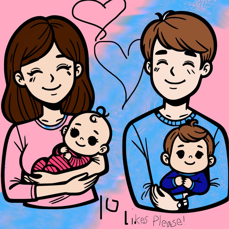 mom and dad and baby