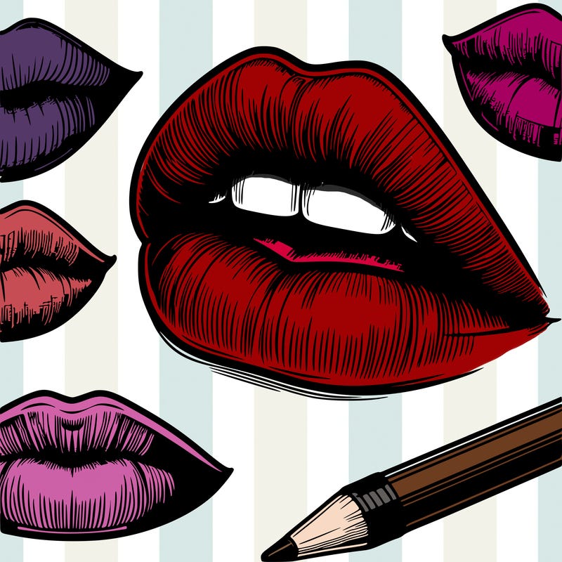 realistic  lips