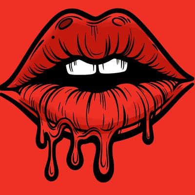 lips that look realistic and drip