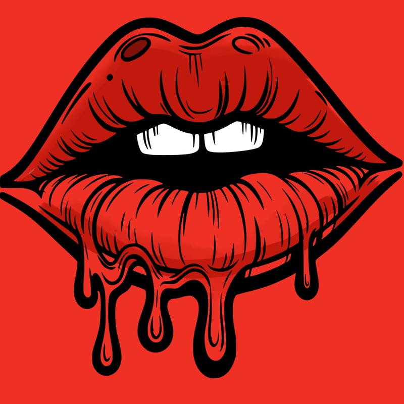 lips that look realistic and drip