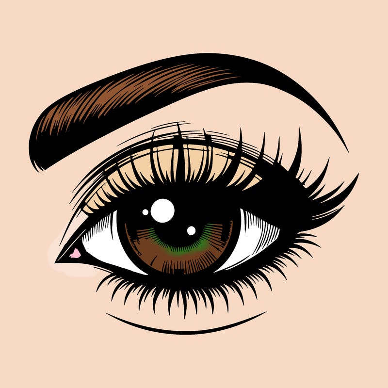 realistic eye for makeup