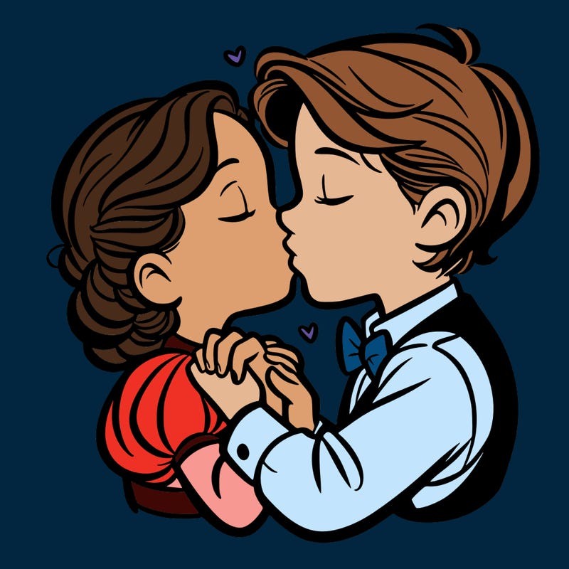 kissing