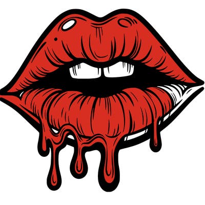 lips that look realistic and drip