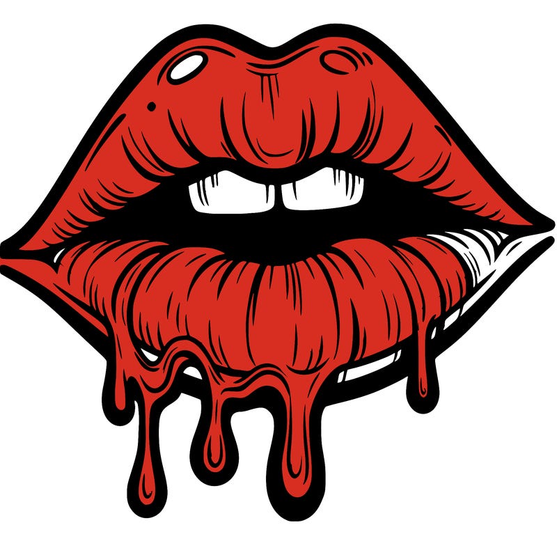 lips that look realistic and drip