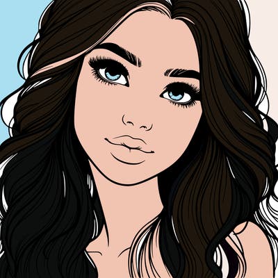 beautiful realistic girl