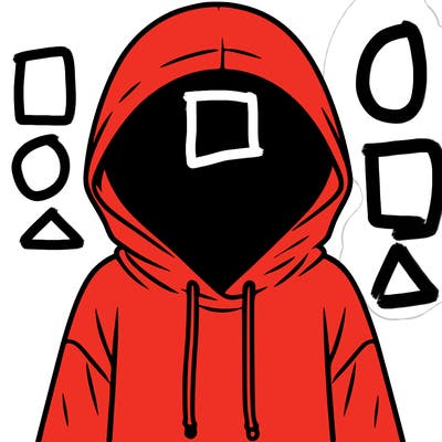 faceless girl in hoodie