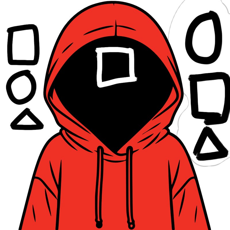 faceless girl in hoodie