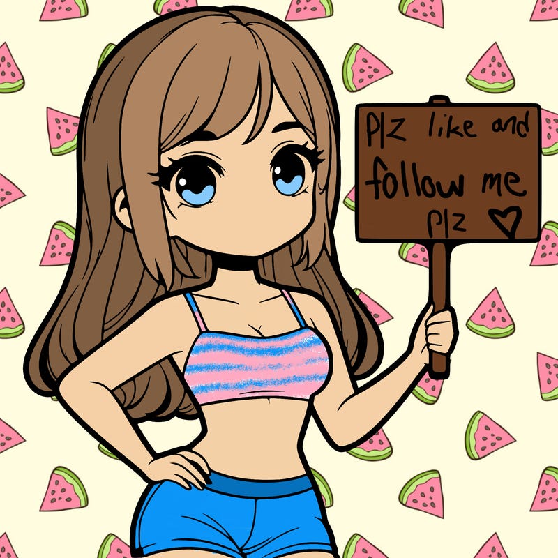 girl in a cute crop top holding a blank sign