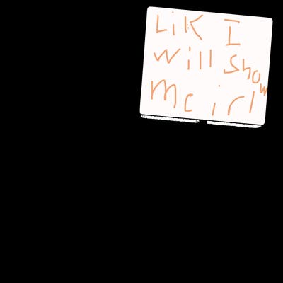 realistic girl holding up a sign