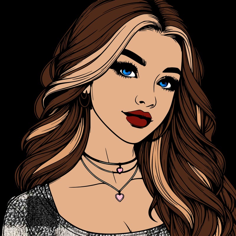 detailed realistic girl