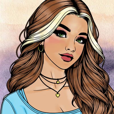 detailed realistic girl