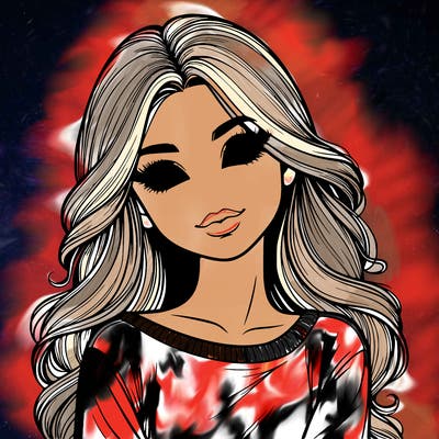 realistic beautiful girl