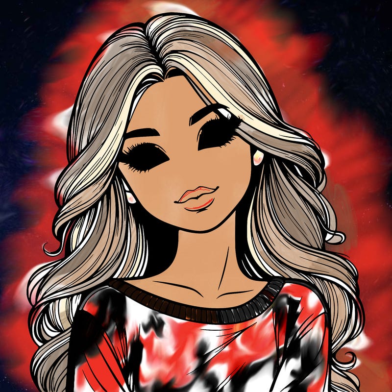 realistic beautiful girl