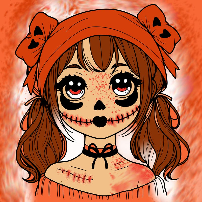realistic girl halloween