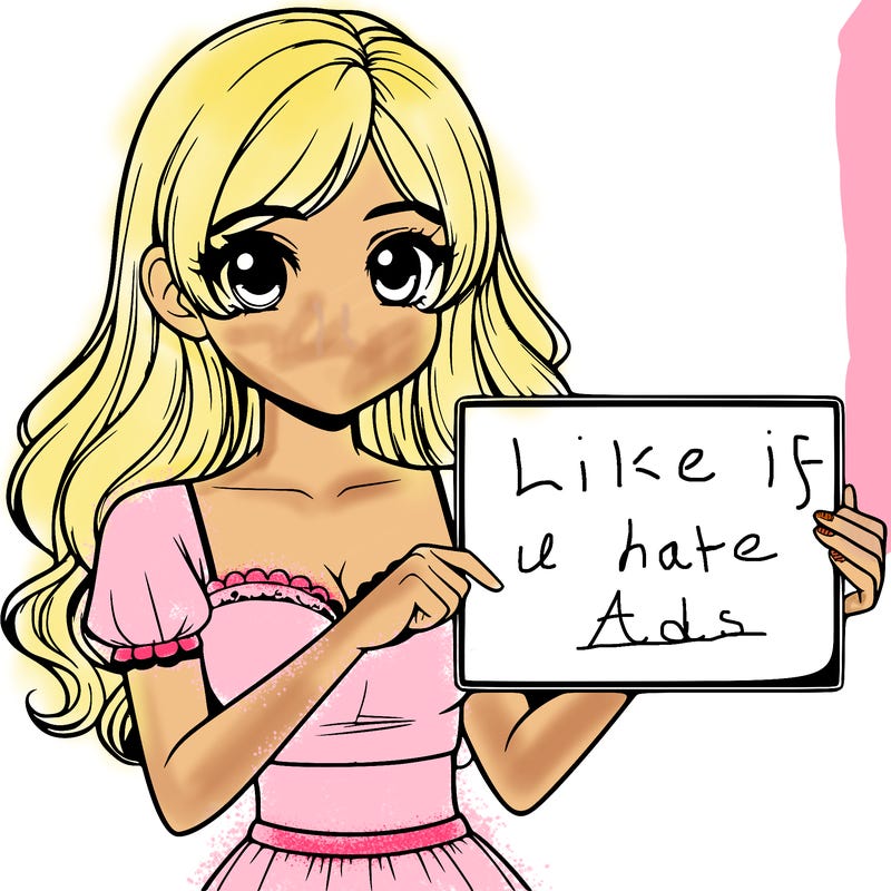 realistic pretty girl holding blank sign