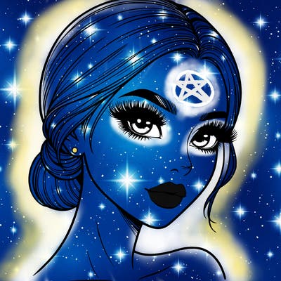 realistic girl with lashes