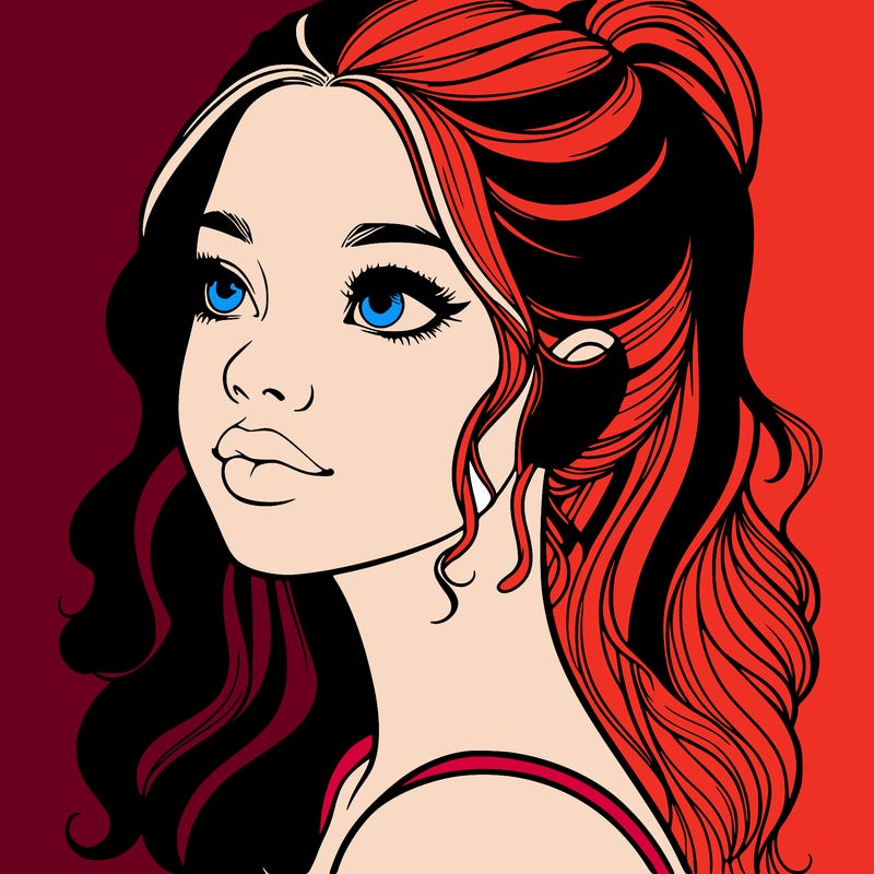 beautiful realistic girl