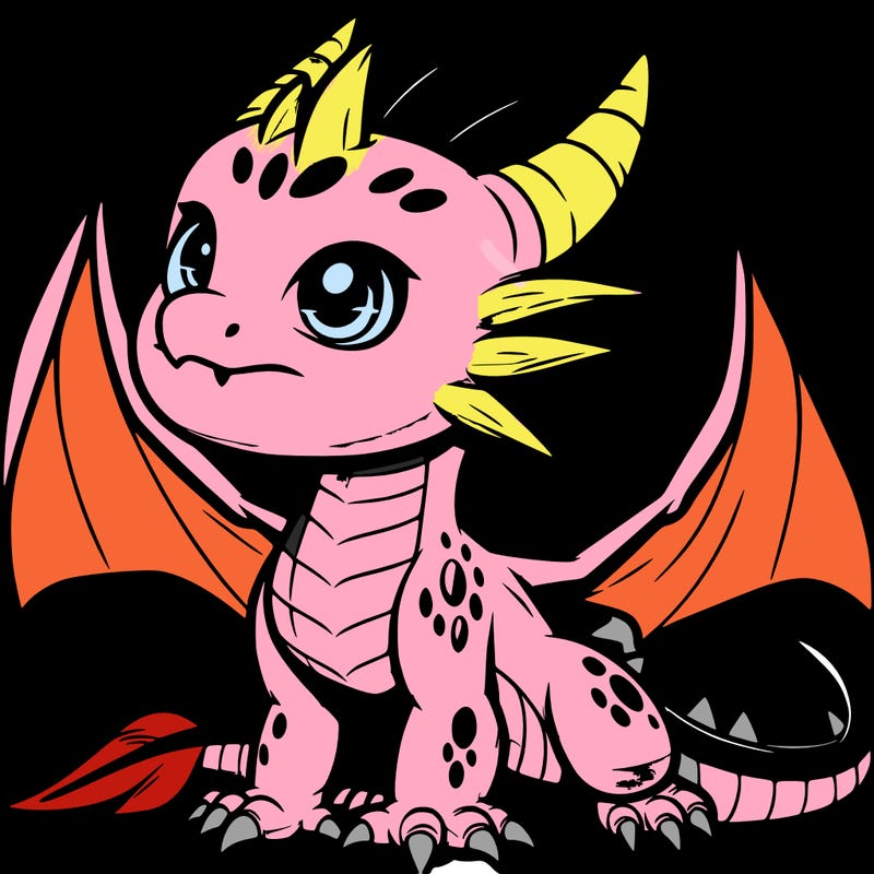 fierce baby night dragon