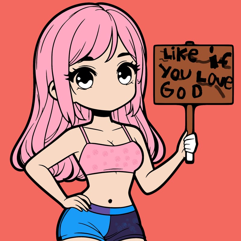 girl in a cute crop top holding a blank sign