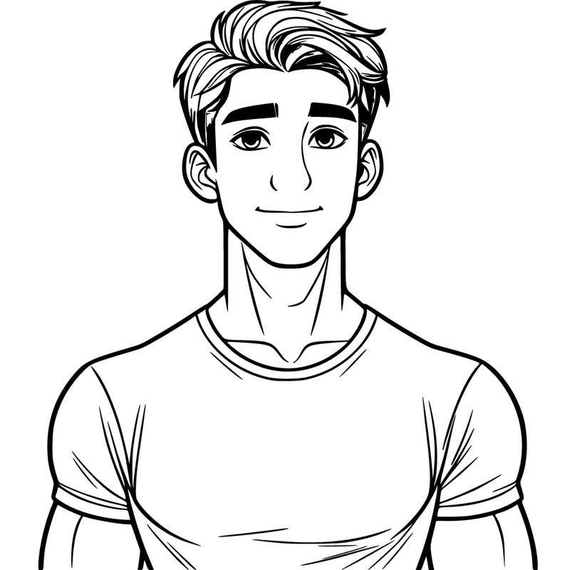 15 year old boy, handsome and physically fit