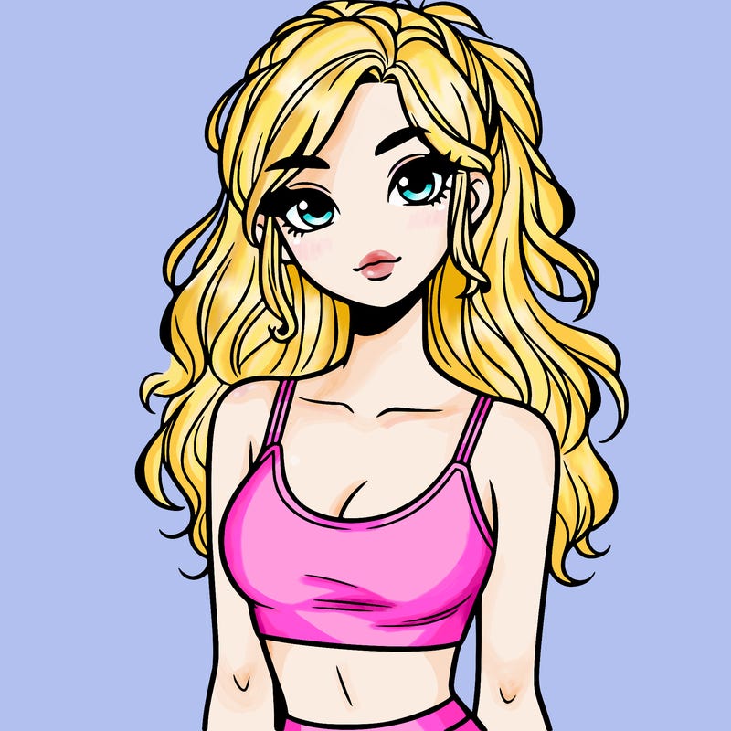 pretty girl wearing croptop