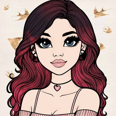 realistic pretty girl