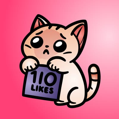 a cat begging for 10 likes