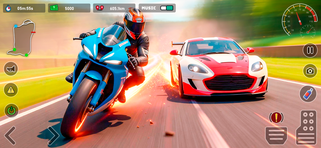 TurboX: Moto & Car Racing Game - Games App | MWM