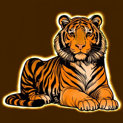 realistic tiger