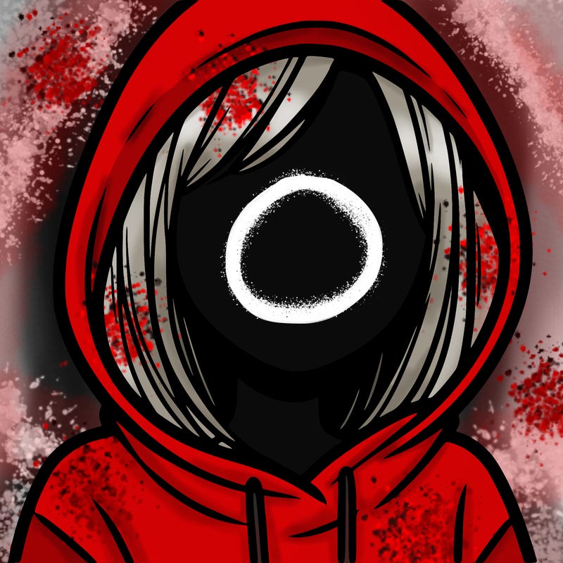 faceless girl in hoodie