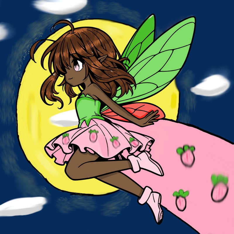 manga fairy flying