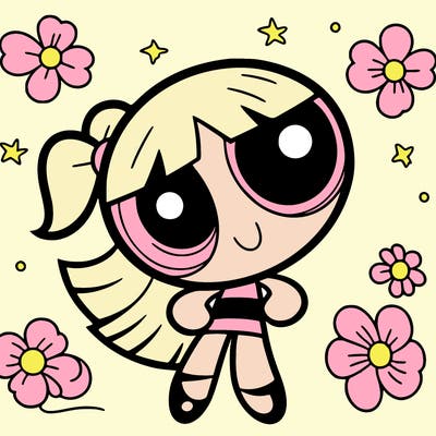 a powerpuff girl