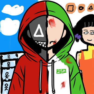 faceless girl in hoodie