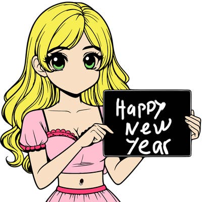 realistic pretty girl holding blank sign