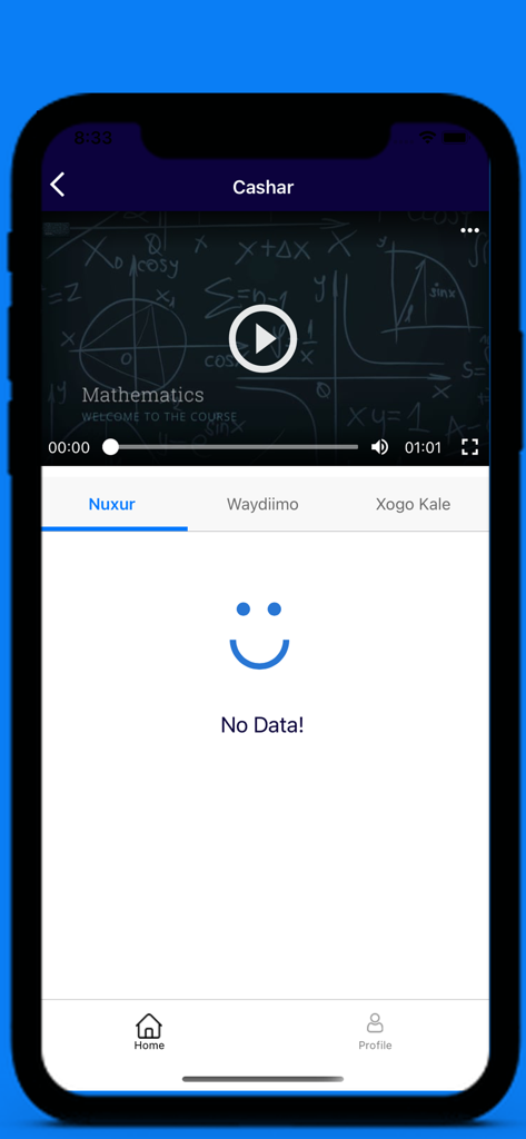 A screenshot of the FogaanDersi app displaying a mathematics lesson video and navigation tabs.