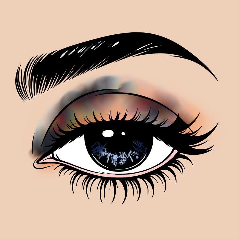 eye closed realistic