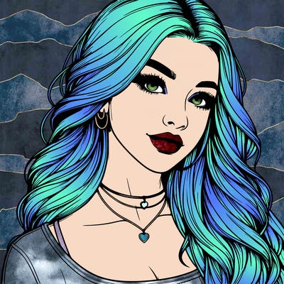 detailed realistic girl