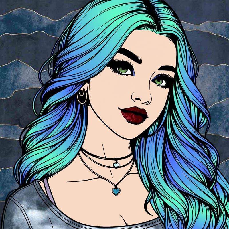 detailed realistic girl