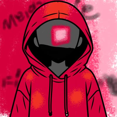 faceless girl in hoodie