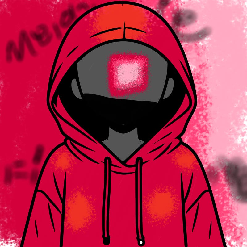 faceless girl in hoodie