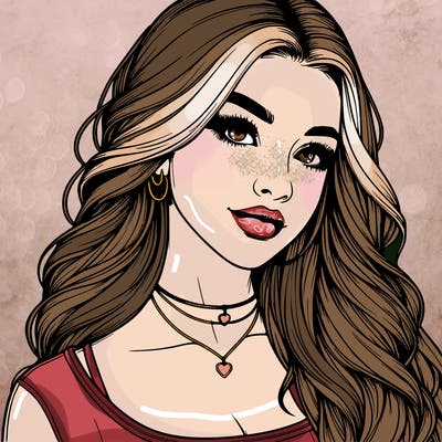 detailed realistic girl