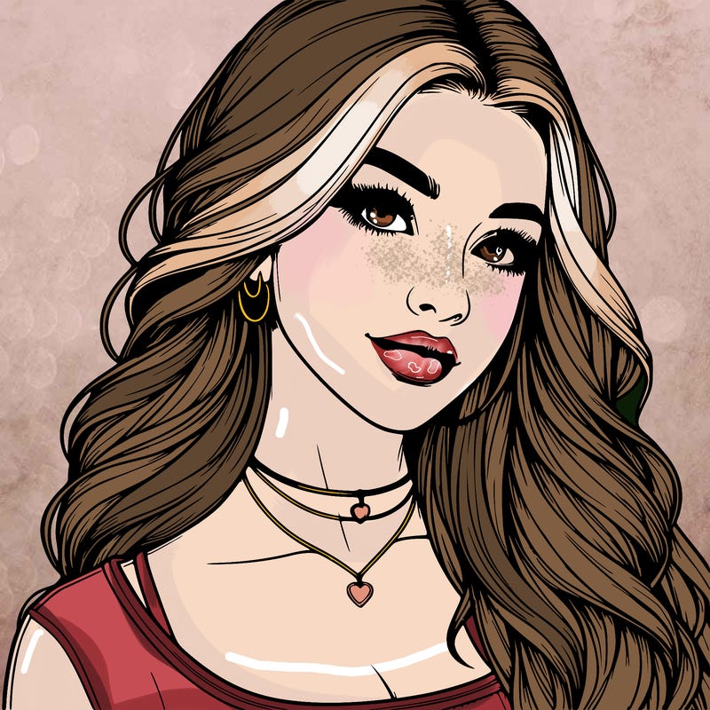 detailed realistic girl