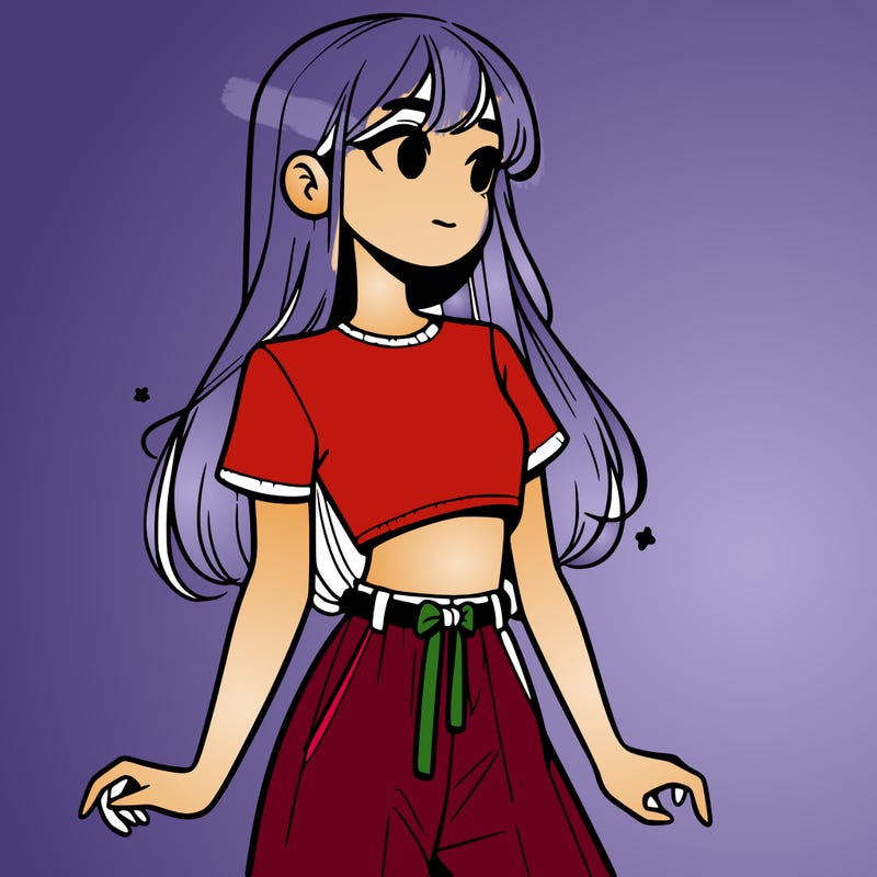 girl in a cute crop top