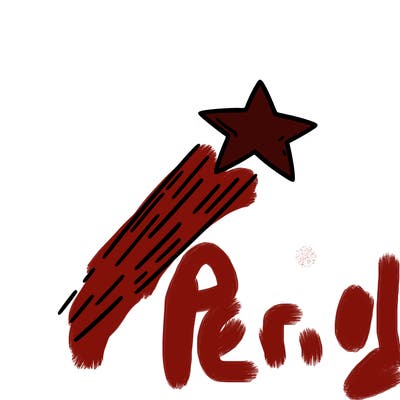 a shooting star in the sky