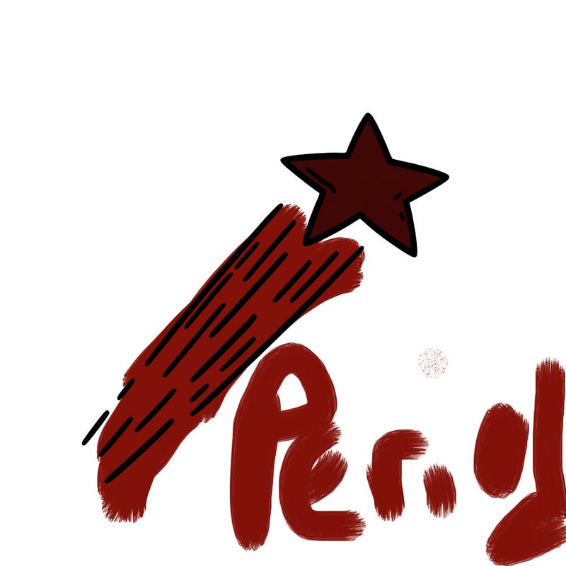 a shooting star in the sky