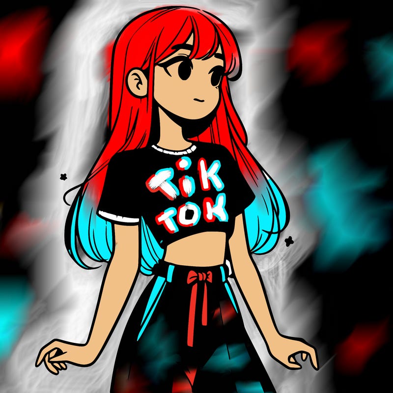 girl in a cute crop top