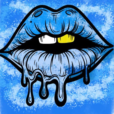 lips that look realistic and drip