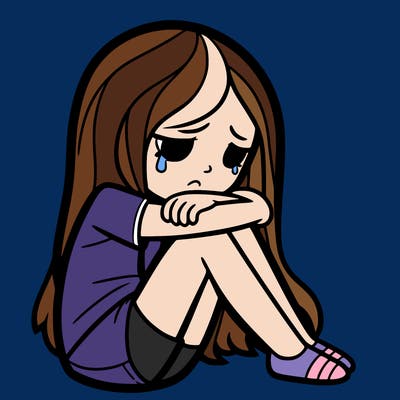 depressed girl