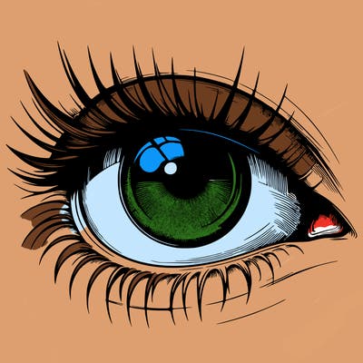 realistic eye
