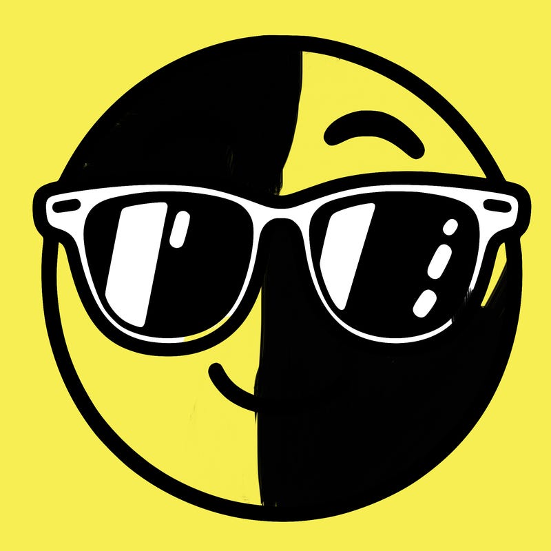 emoji with sunglasses